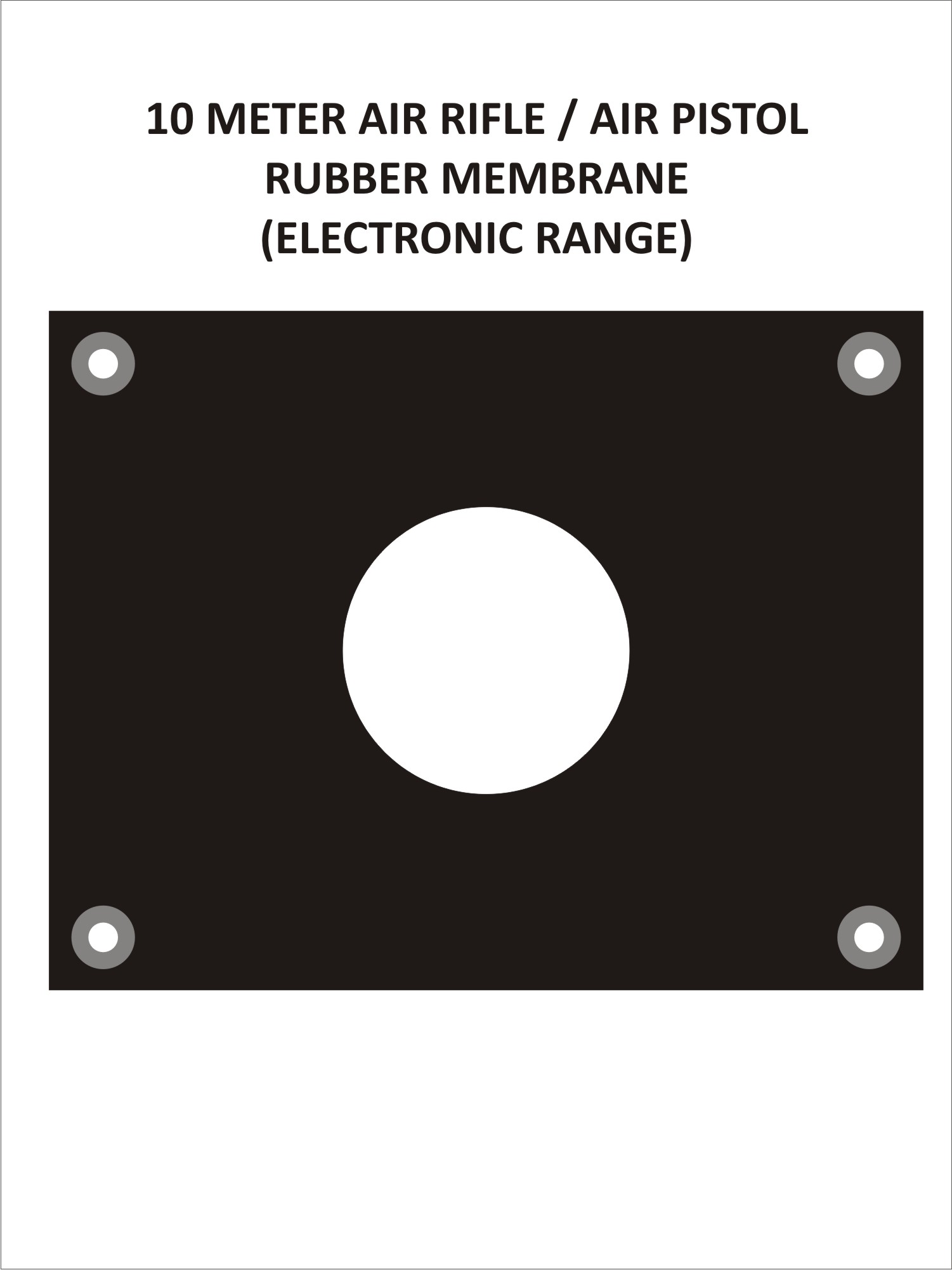 Black Rubber Membrane ( 10 Metres)